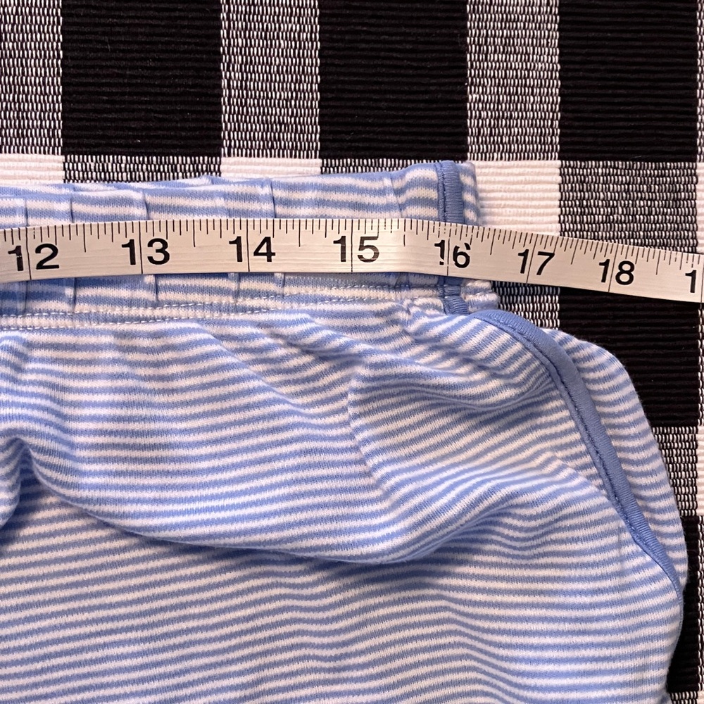 Lake Pima cotton striped shorts in Hydrangea - Picture 3 of 6